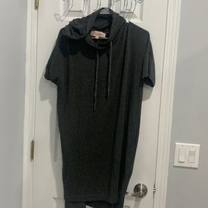 Philosophy dresses republic clothing hooded T-shirt dress with pockets.